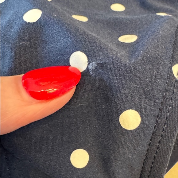 NWT! Nip Tick Navy Polka Dot One-Piece Swimsuit, sz 10 - Picture 6 of 8